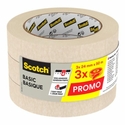 Χαρτοταινία 3M Scotch Abdeckband Basic 24mm x 50m, μπεζ