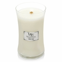 Woodwick Αρωματικό Κερί Core Large White Teak 609 g