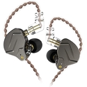 KZ In Ear Monitor Earphones ZSN PRO Grey No Mic 1BA 1DD 3.5mm
