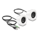 Ηχεία Υπολογιστή Delock Mini Stereo 3,5mm Male USB White