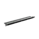 Patch Panel Lanberg 24 Port 0.5U 19" Cat. 5E UTP Black