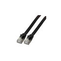 Καλώδιο Δικτύου EFB RJ45 flat U/FTP Cat.6A PVC 0.15m Black