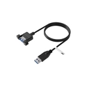 Καλώδιο EFB USB3.0 Extension A-A,St.-EinbauFemale,0.5m,sw,Class