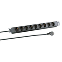 Πολύπριζο Equip 19" power strip CEE7/7 90°->8xSchuko+Switch Alu.