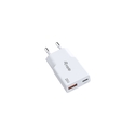 Φορτιστής Equip 2Port USB-C PD3.0/USB-A GaN Slim 20W White