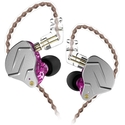 KZ In Ear Monitor Earphones ZSN PRO Purple No Mic