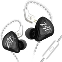 KZ In Ear Monitor Earphones ZST X Black With Mic 1BA 1DD