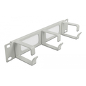 Αξεσουάρ Rack Delock Cable Managment 66541, 10", 3 θέσεων, 1U, με Βούρτσα Προστασίας