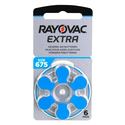 RAYOVAC Μπαταρίες Ακουστικών Βαρηκοΐας 675MF Mercury Free 1.45V 6τμχ