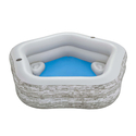 Bestway Inflatable Pool Grey 213 x 206 x 53 cm