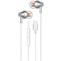 Qubo AU-300C In-ear Handsfree Ακουστικά με Βύσμα USB-C Λευκό