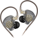 KZ In Ear Monitor Earphones EDX Lite Transparent Grey No Mic