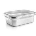 Ibili Lunch Box 669312 Stainless Steel Rectangular 1.2 L