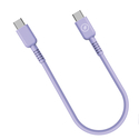 Καλώδιο USB-C σε USB-C Muvit for Change Λεβάντα 0,2 m