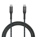 Καλώδιο USB-C σε USB-C Muvit for Change Μαύρο 1,2 m