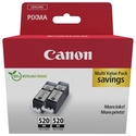 Μελάνια εκτυπωτών Canon PGI-520 BK Black Twin Pack