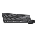 Alcatroz Silent Wireless Keyboard and Mouse 2.4G 1600DPI Black
