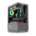 Micro ATX Gaming PC Case Armaggeddon Aquaron Duplex Black