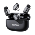 Microphones BOYA mini 2 Lightning Type-C 2.4GHz 2mic Wireless AI ANC Mic with Charging Box Mono Stereo Safety Track