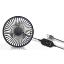 BRUNO Ανεμιστήρας Αυτοκινήτου BRN 0284 5 ιντσών 360 περιστροφή 2 ταχύτητες USB
