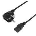 POWERTECH Power Cable CAB-P042 3x 0.75mm² Copper 1m Black