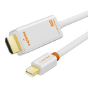 CABLETIME Mini DisplayPort to HDMI Cable 1m White