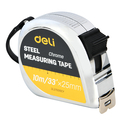 Measuring Tools DELI Steel Tape Measure 10m 33ft 25mm Silver