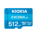 Micro SD Kioxia Exceria Gen3 512GB UHS I U3 V30 With Adapter