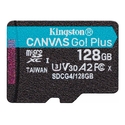Kingston Flash Memory Card microSDXC UHS-I 128 GB Canvas Go Plus