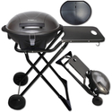 First Austria Folding Electric Grill with Wheels and Lid 2400 W