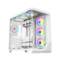 ARMAGGEDDON Full ATX Dual Chamber Chassis Aquaron X Curve Giga 10 White