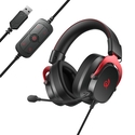 Gaming Headset QCY Heroad VT200 Pro 7.1 Red USB PlayStation PC