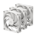 PC Case Cooling Fan Pro GamersWare HAVN H12 Triple Pack White 120mm A RGB Metal Core