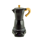 JOCCA Electric Italian Coffee Maker Nature Line Black
