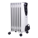 JOCCA Oil Filled Radiator 7 Elements 1500W White