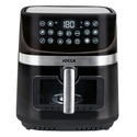 JOCCA Air Fryer Digital 9L Double Resistance and Window 2200W Black