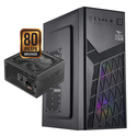 PC Case with PSU Alcatroz Futura Millenia ECO M600 Pro Black