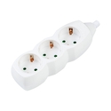 Power Strip Technik 3-Socket Without Cable 16A White