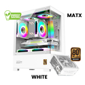 Armaggeddon PC Case Aquaron Nemo White with PSU