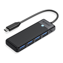 ORICO USB hub PAPW4A-C3 4 θυρών 5Gbps USB-C σύνδεση μαύρο