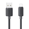 USAMS Καλώδιο Lightning σε USB US-SJ689 2.4A 480Mbps 1m Μαύρο