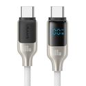 USAMS USB C Cable SJ742 100W 480Mbps 1.2m White