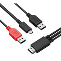 XP-PEN HDMI to USB C and 2x USB Cable SPE40 1.5m Black