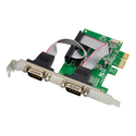 POWERTECH Κάρτα Επέκτασης PCIe σε 2x RS232 ST37