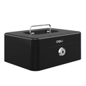 DELI Portable Mini Cash Box Black