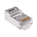 TEL RJ45 8P8C CAT6e Pass Through θωρακισμένο