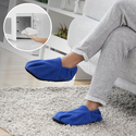 InnovaGoods Microwavable Slippers Blue