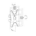 TV Stand / Base 23-42'' 25kg - Cabletech DM-0023A1