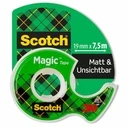 Ταινία συσκευασίας Scotch Magic Abroller 19mmx7,5m διαφανής ματ 8-1975D