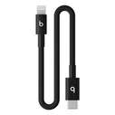 Καλώδιο USB-C σε Lightning Apple MEQM4ZM/A Μαύρο 20 cm